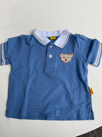 Steiff Polo-Shirt 56 Blau