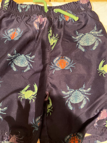 Joules Badehose 122 Blau mit Krabbe 🦀