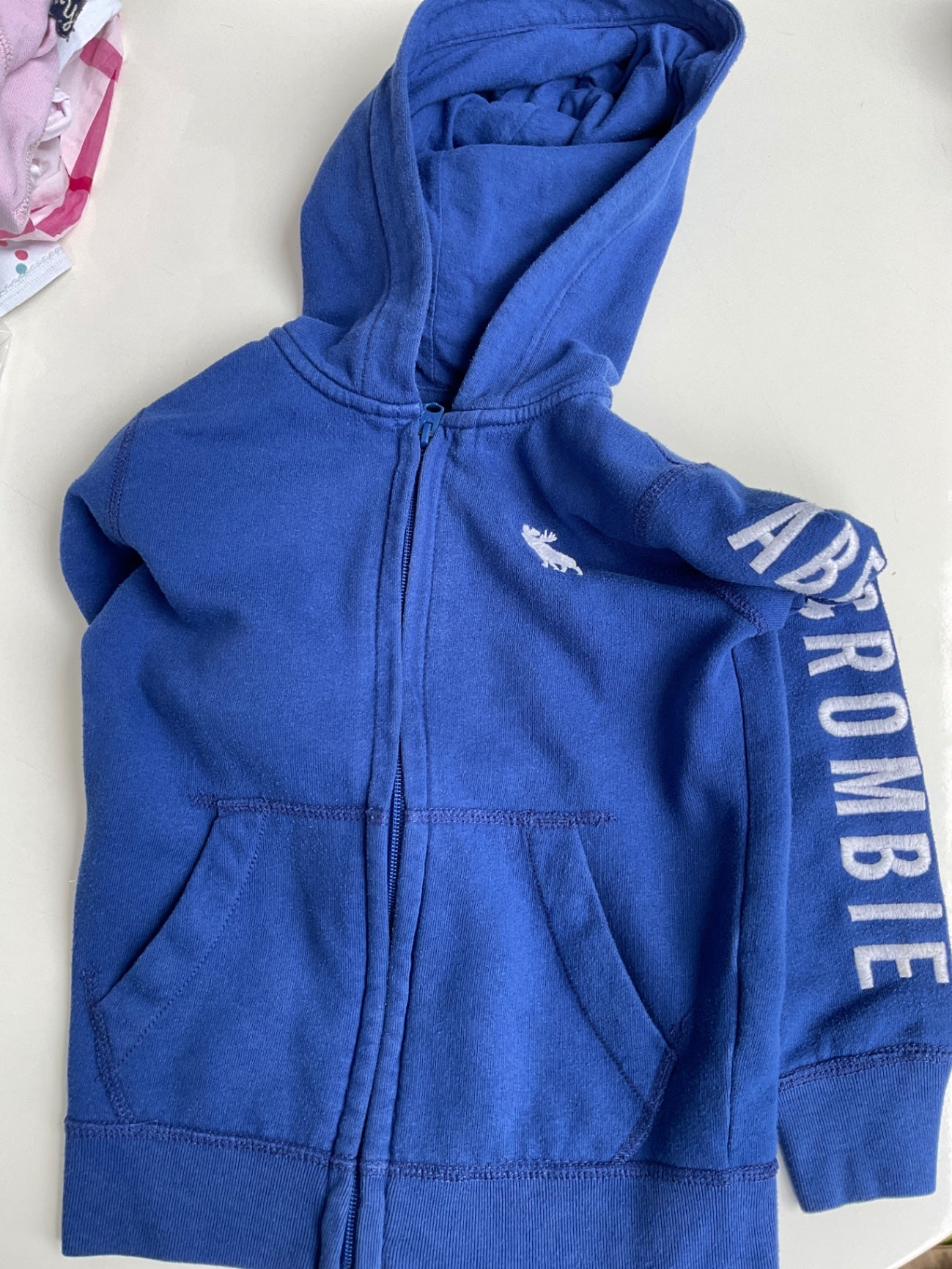 Abercrombie Hoodie mit Kapuze 110/116 Blau