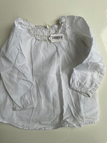 Benetton Bluse 74 Weiß