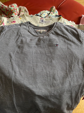 Tommy Hilfiger T-Shirt 164 Schwarz-Weiß gestreift