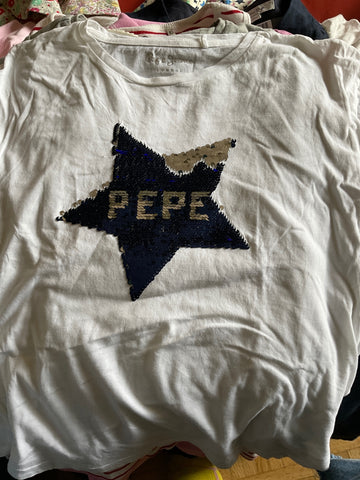 Pepe Jeans T-Shirt 152 Weiß