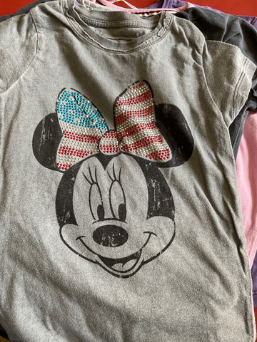 Disney T-Shirt *mickey 110/116 Grau