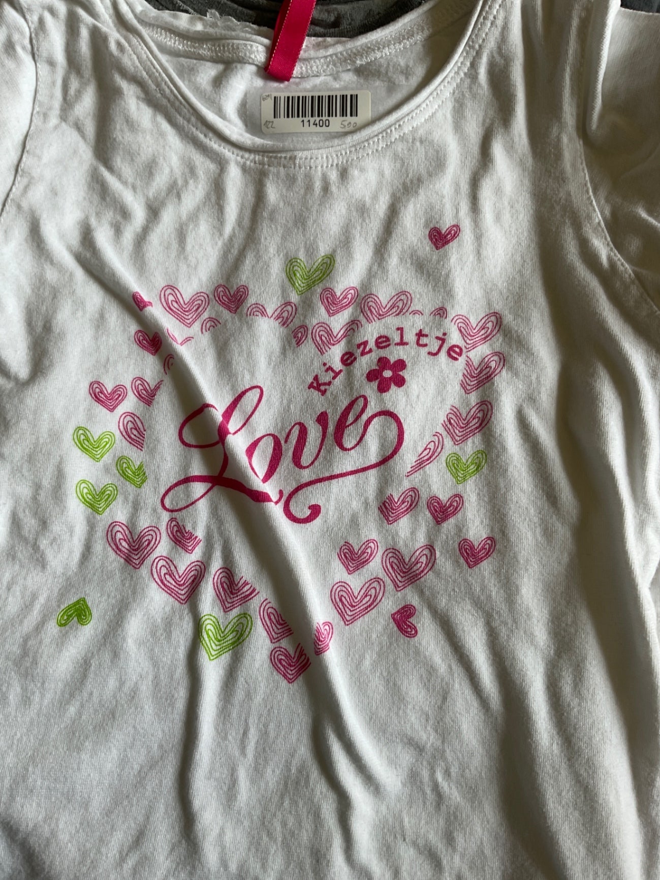 Kiezeltje T-Shirt *Love 122 Weiß