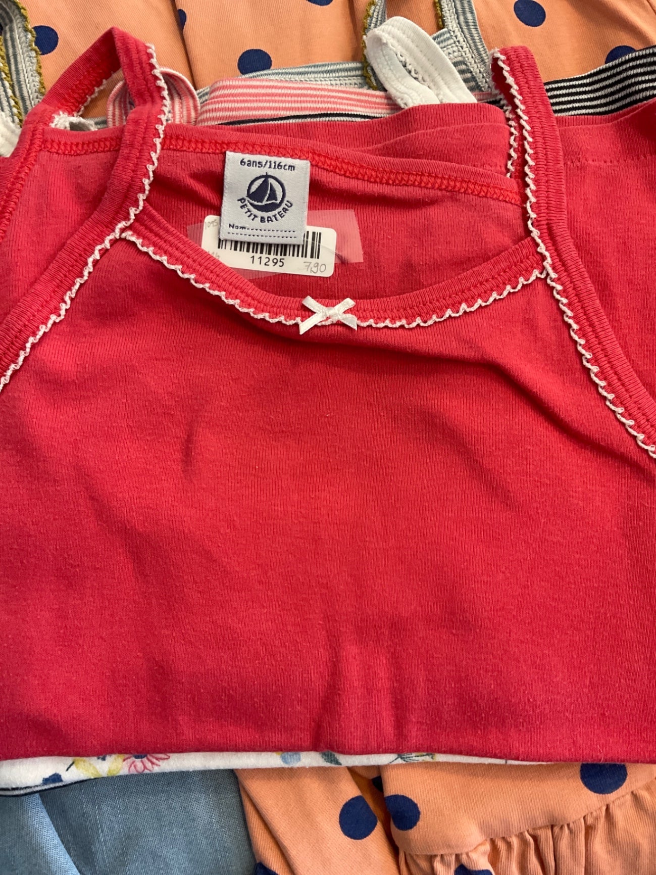 Petit Bateau Tanktop 116 Rot