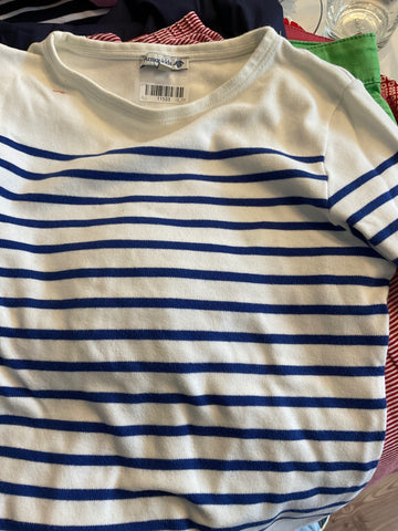 Armor kids Langarm Shirt 140 Weiß und Blau