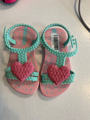 Ipanema Sandalen 21 Pink und Grün