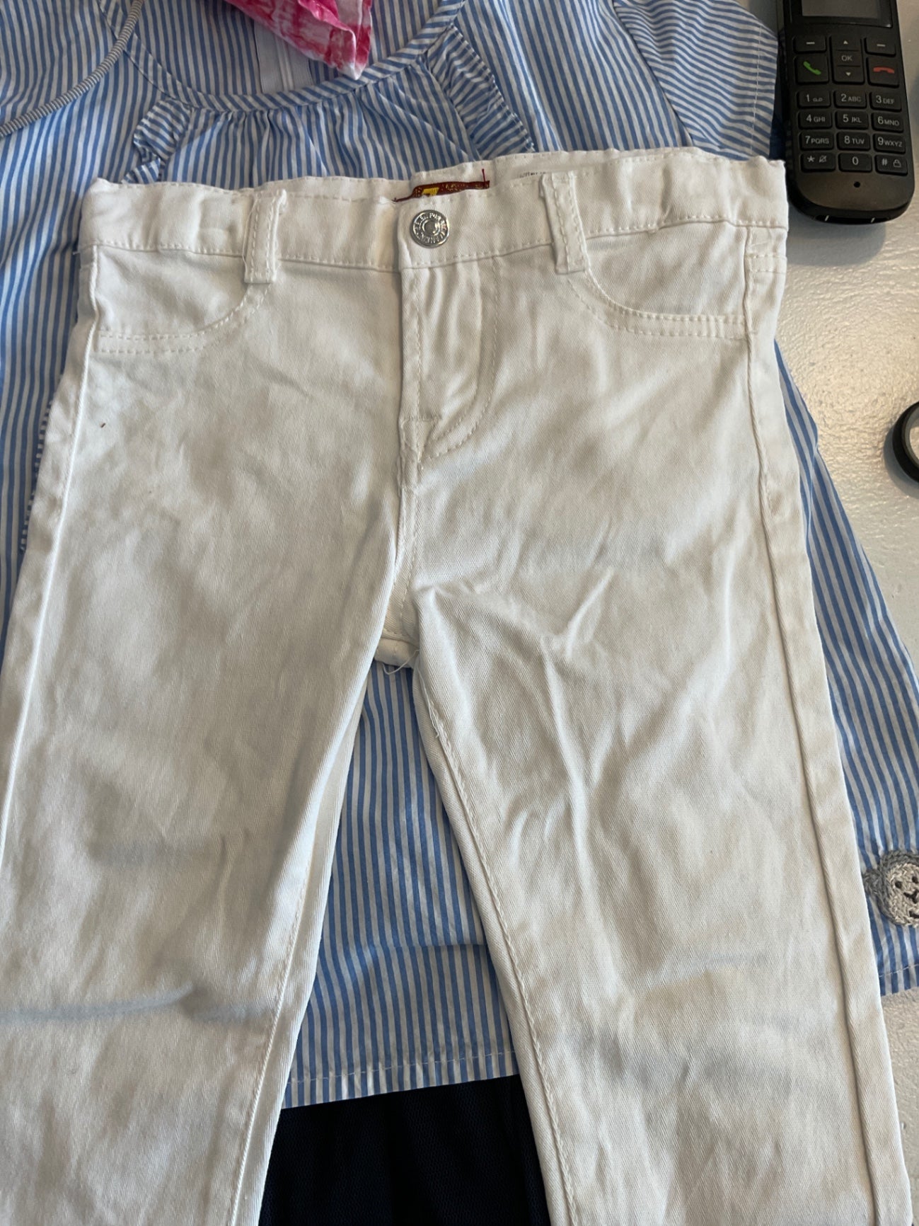 7 for all mankind Hose 104 Weiß