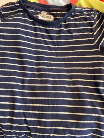 Joules T-Shirt 134/140 Blau mit weißen Streifen