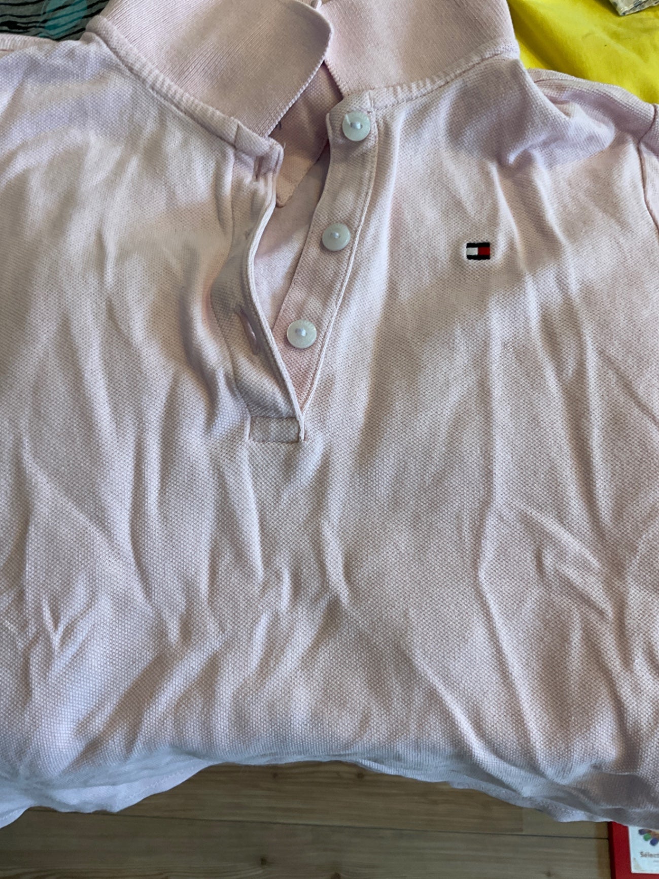 Tommy Hilfiger Poloshirt *Flecken vorne 116/122 Rosa