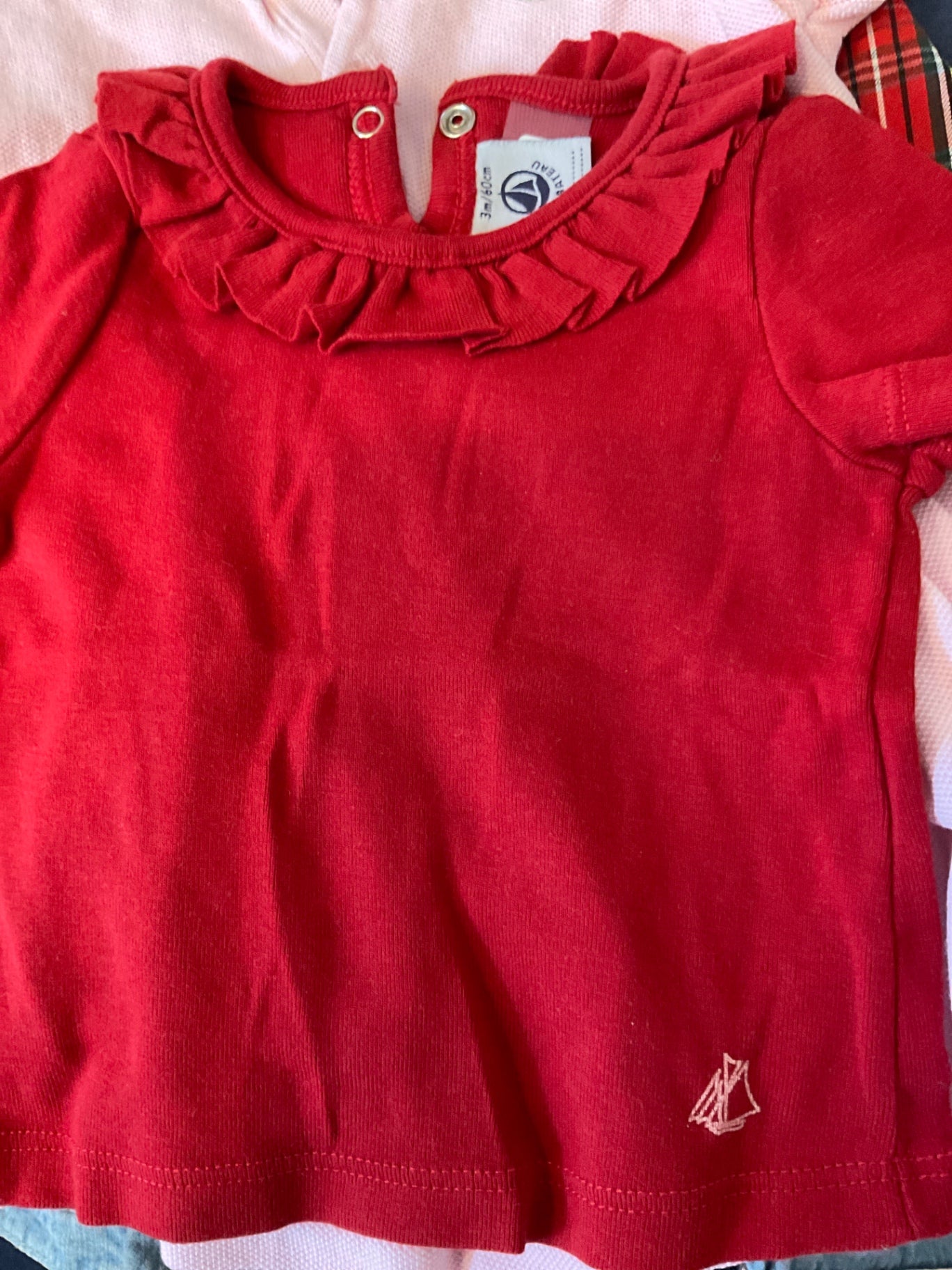 Petit Bateau T-Shirt 56 Rot