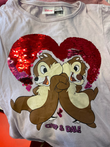 Disney T-Shirt 122/128 Lila