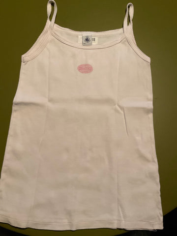 Petit Bateau Unterwäsche Trägerhemd 164 Rose/Weiß gestreift