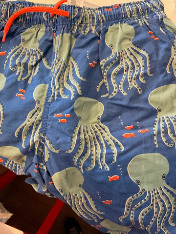 MiniBoden Badehose 146/152 Blau Oktopus