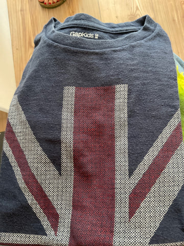 GapKids T-Shirt 128 Blau * Union Jack