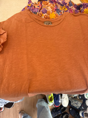 emile et ida T-Shirt 140 Orange