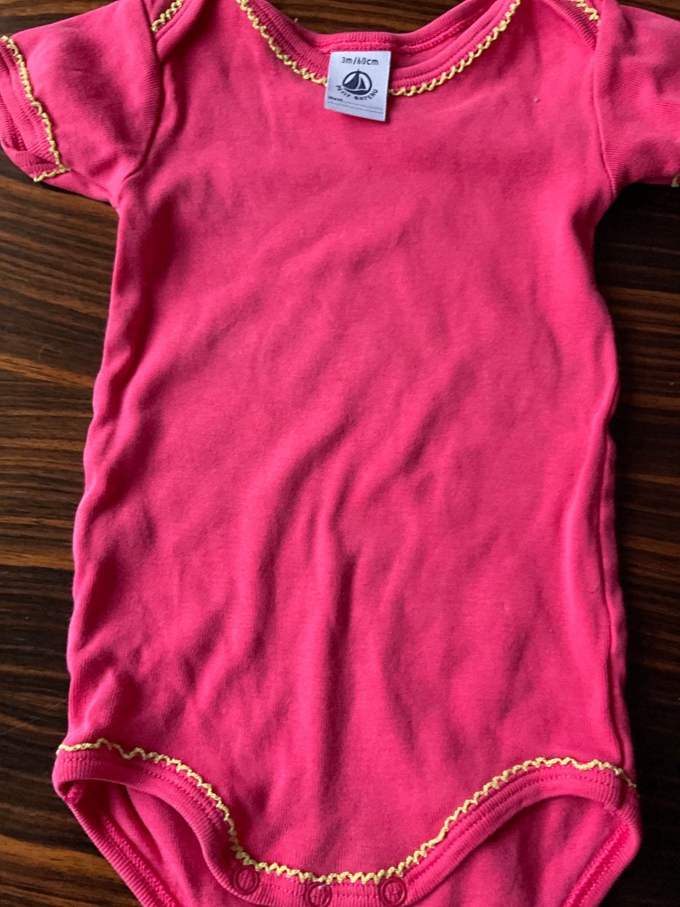 PETIT BATEAU  Baby-Strampler 60 Pink