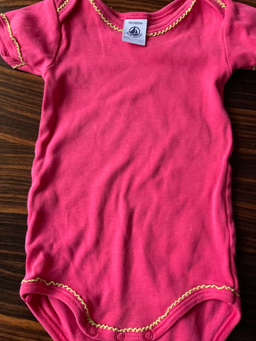 PETIT BATEAU  Baby-Strampler 60 Pink