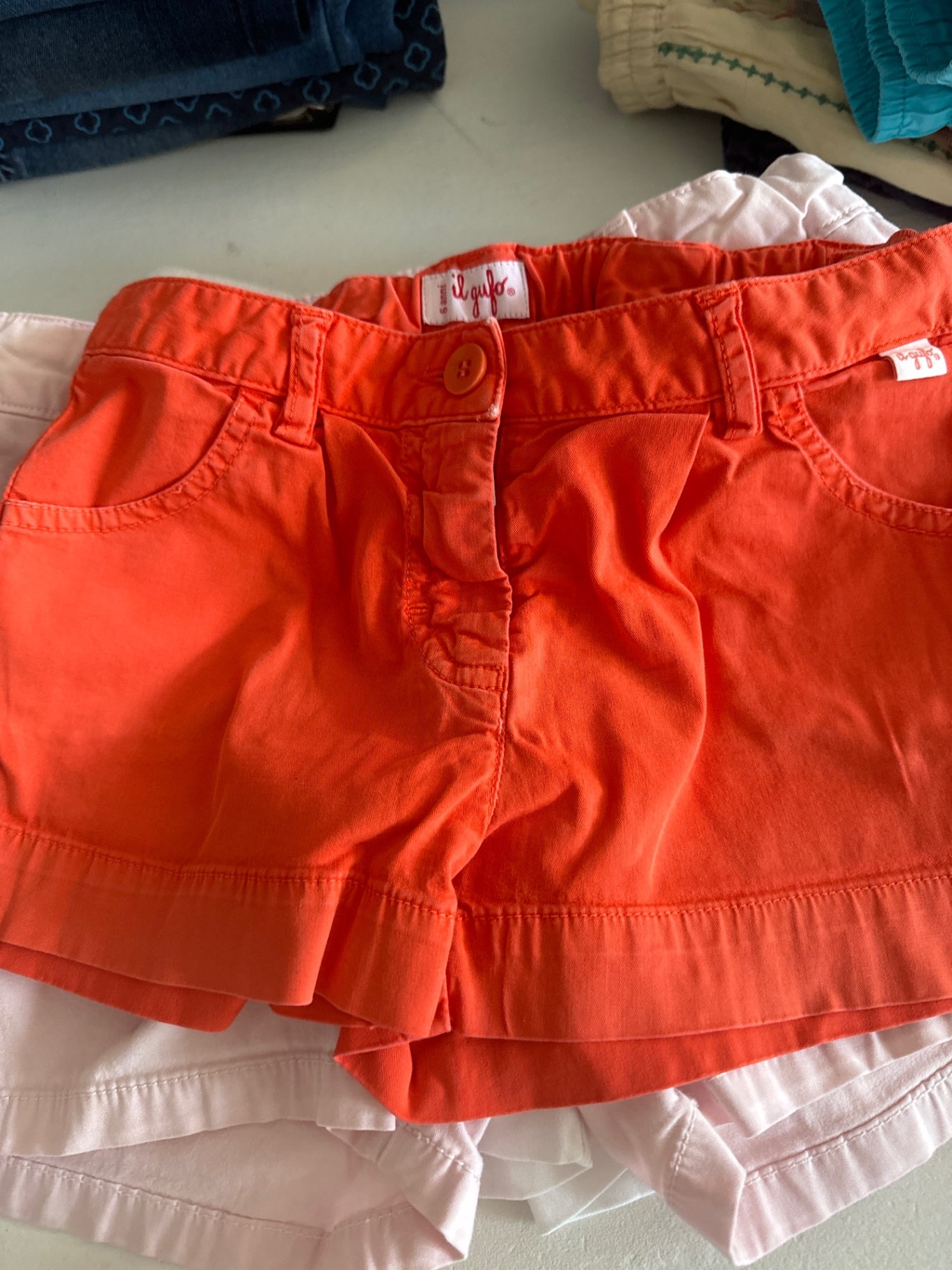 Il Gufo Shorts 116 Orange