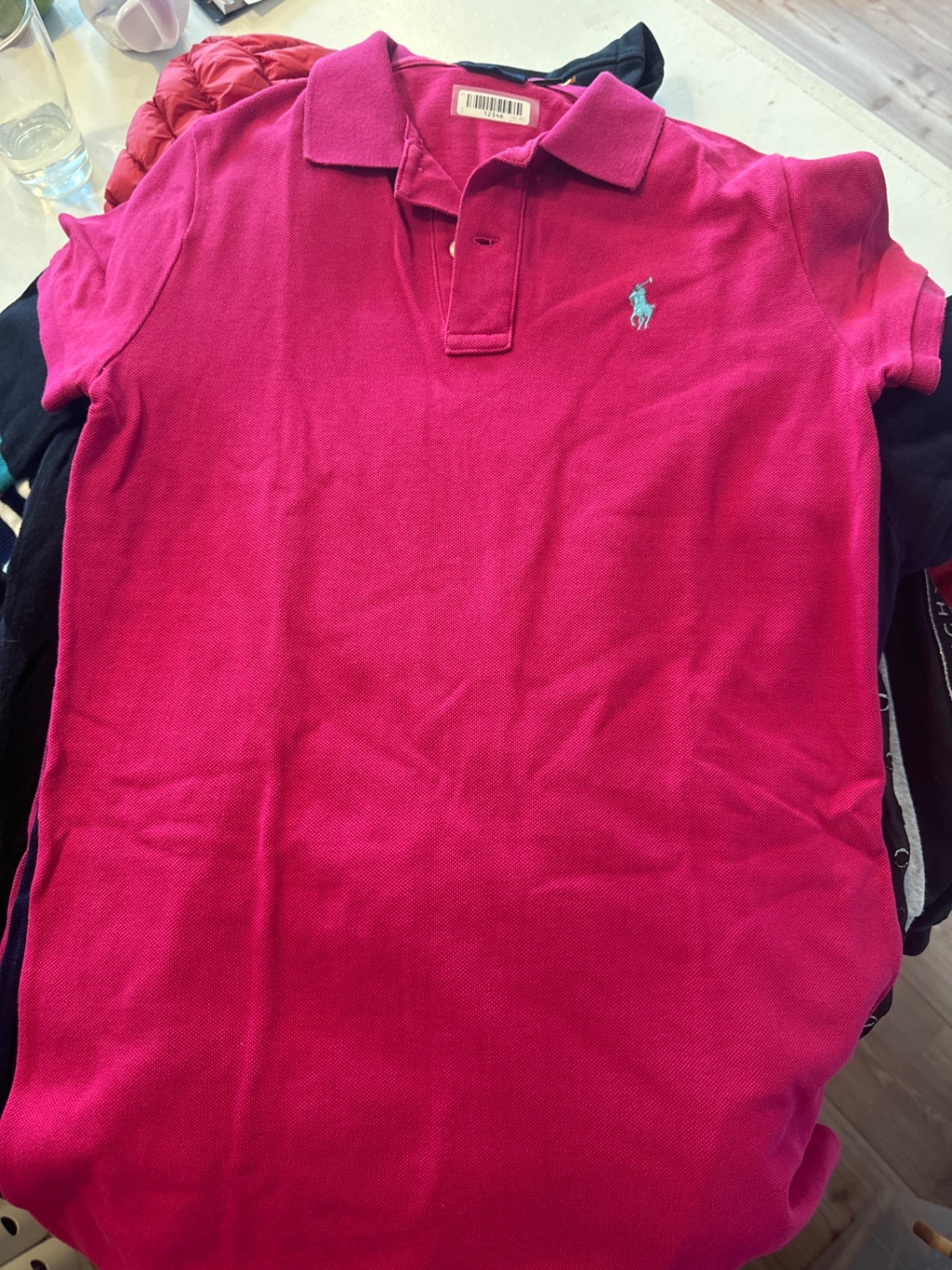 Ralph Lauren Poloshirt S Magenta