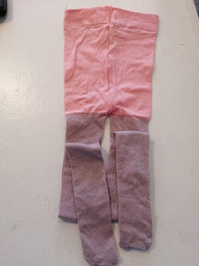 Unbekannt Strumpfhose 110/116 Rosa/Glitzer