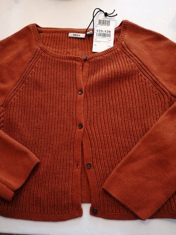 Mexx Strickjacke 122/128 Rotbraun