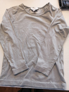 Creamie Langarmshirt 110 Grau/Grün