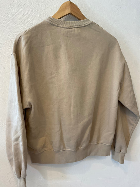 Pull&Bear Sweatshirt XS Beige