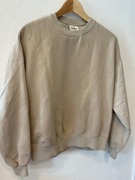 Pull&Bear Sweatshirt XS Beige