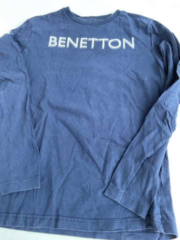 Benetton Langarmshirt 152/158 Blau