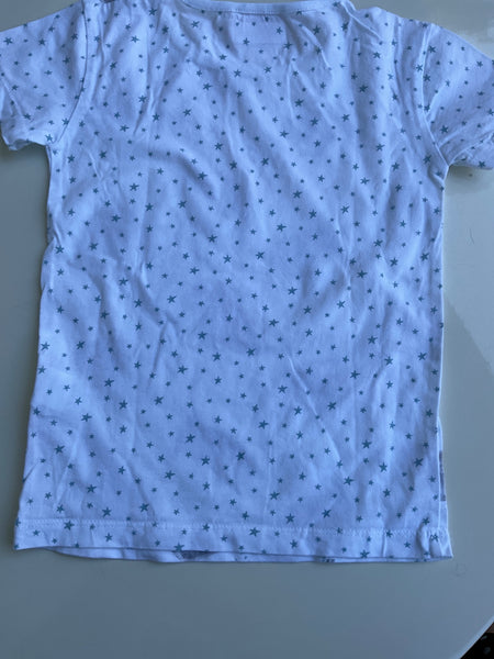 Zara T-Shirt 98 Weiß mit Elefanten