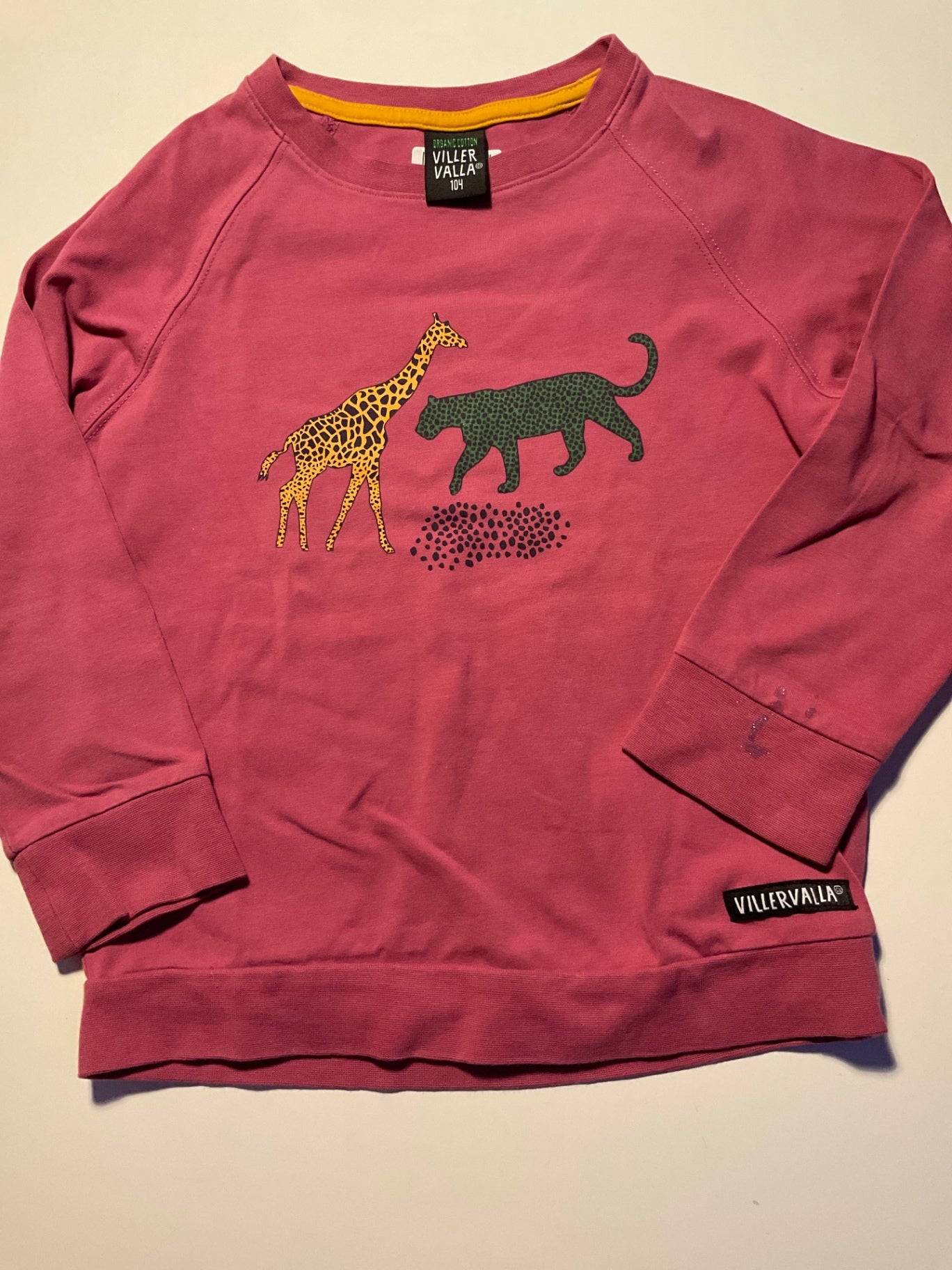 Villervalla Sweatshirt 104 Rosa 🦒 🐅