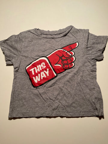 Stella McCartney T-Shirt 98 Grau/ This Way