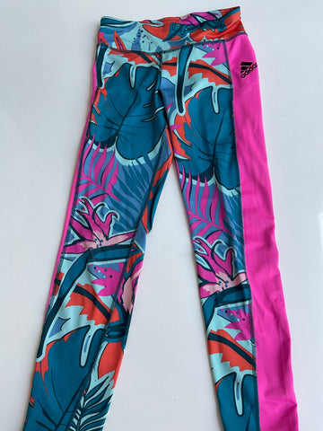 Adidas Leggings *Sport 140 Mehrfarbig (Blau, Rosa, Rot, Lila)