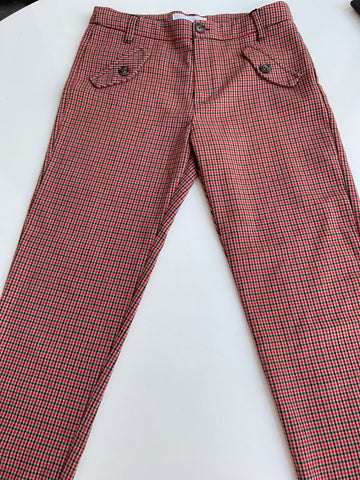 Zara Kids Hose 164 Rot kariert