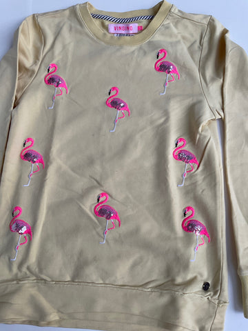 Vingino Sweatshirt *Flamingo 152 Gelb