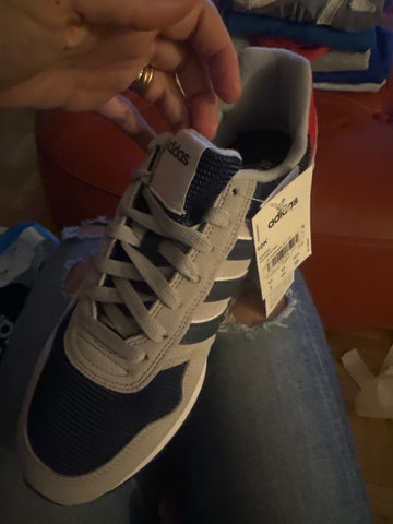 Adidas Sneaker 42 2/3 Blau und Grau