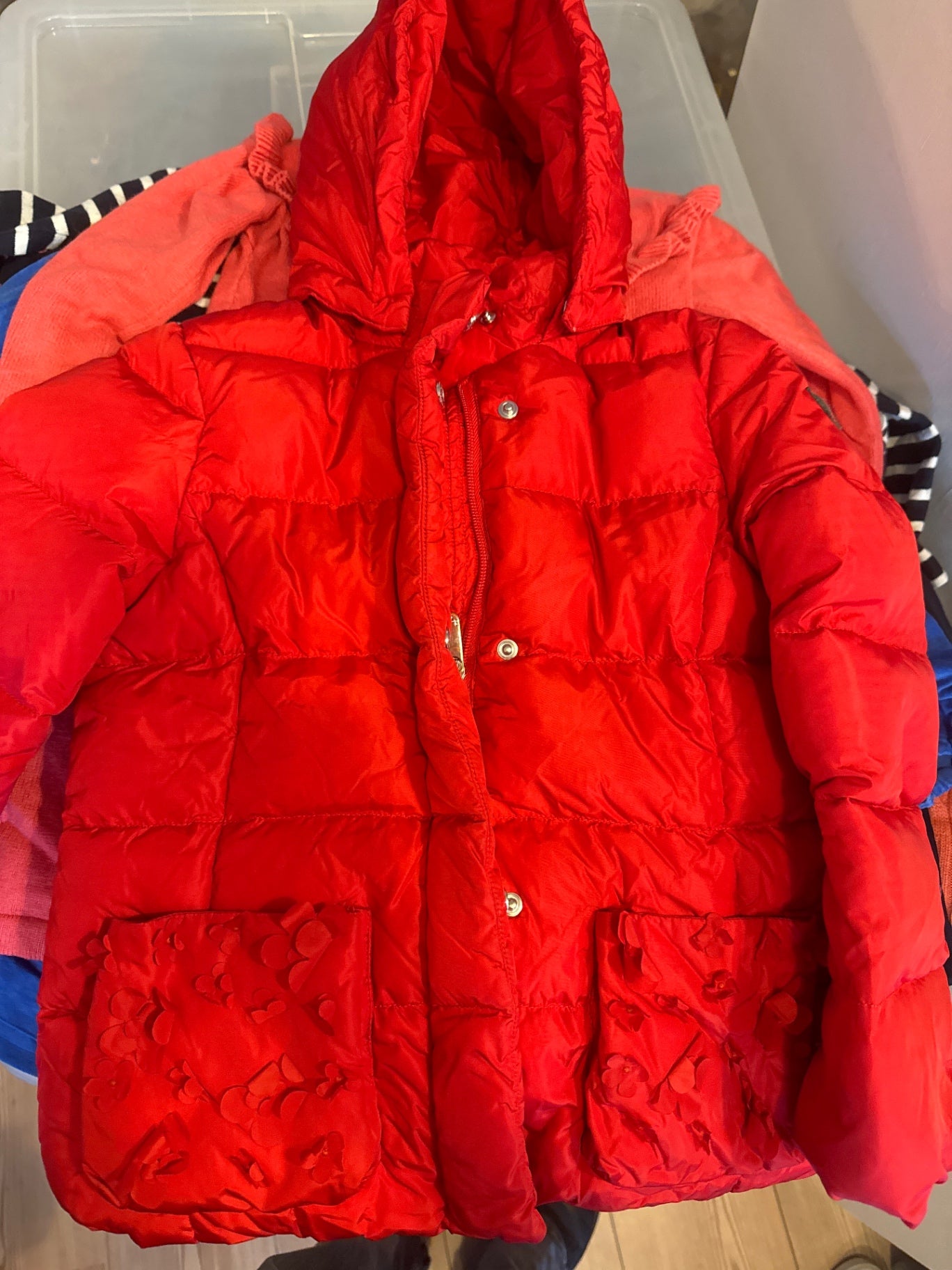 il gufo Winterjacke 116 Rot