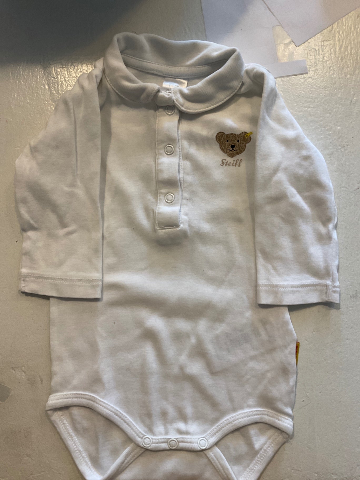 Steiff Babybody 62 Weiß