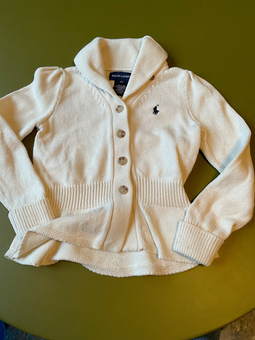 Ralph Lauren Strickjacke 104 Creme