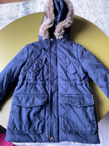 Jacadi Winterjacke mit Kapuze SP 116 Blau