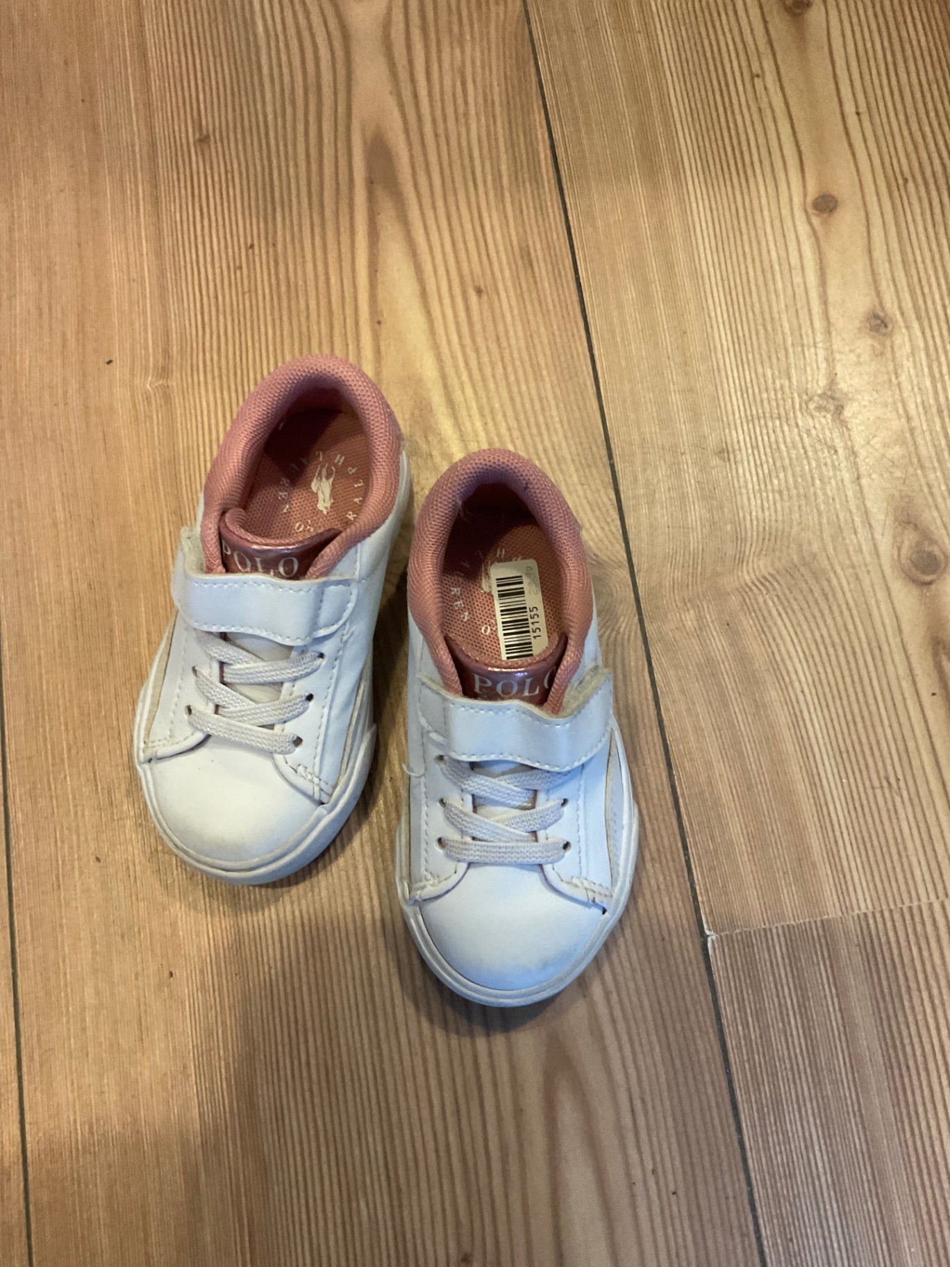 Polo Schuhe 22 Weiß und Rosa