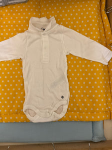 PETIT BATEAU Langarmbody 60 Weiß