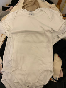 PETIT BATEAU Body Kurzarm 104 Weiß