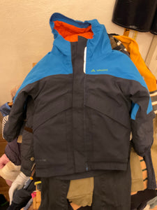 Vaude Regenjacke mit Kapuze Outdoor 92 Blau und Schwarz