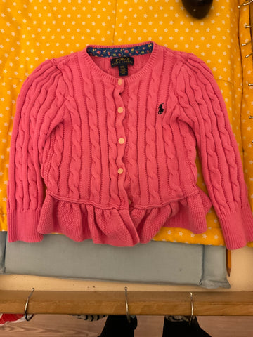 Ralph Lauren Strickjacke 98 Rosa