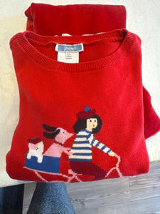 Jacadi Pullover 116 Rot